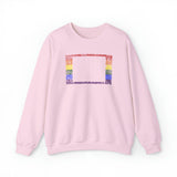 Colorado Pride Flag Sweater: Rainbow LGBTQ+ State Silhouette Distressed Sweatshirt