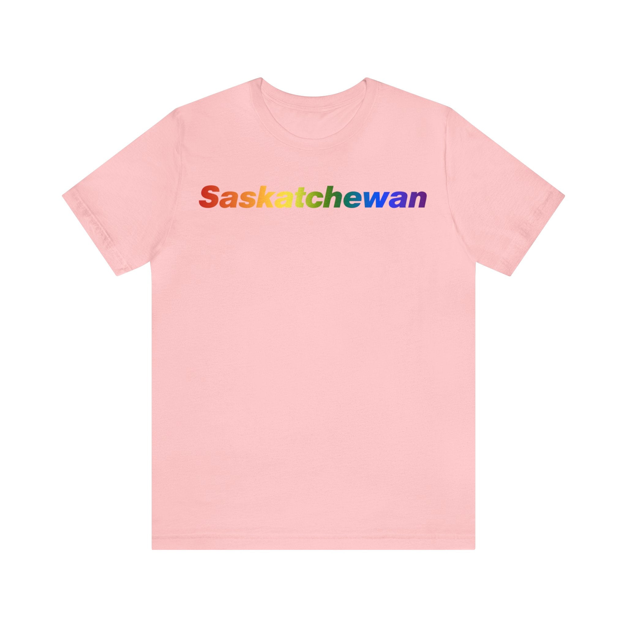 Saskatchewan Pride Gradient T-Shirt: LGBTQ+ Designed Tee