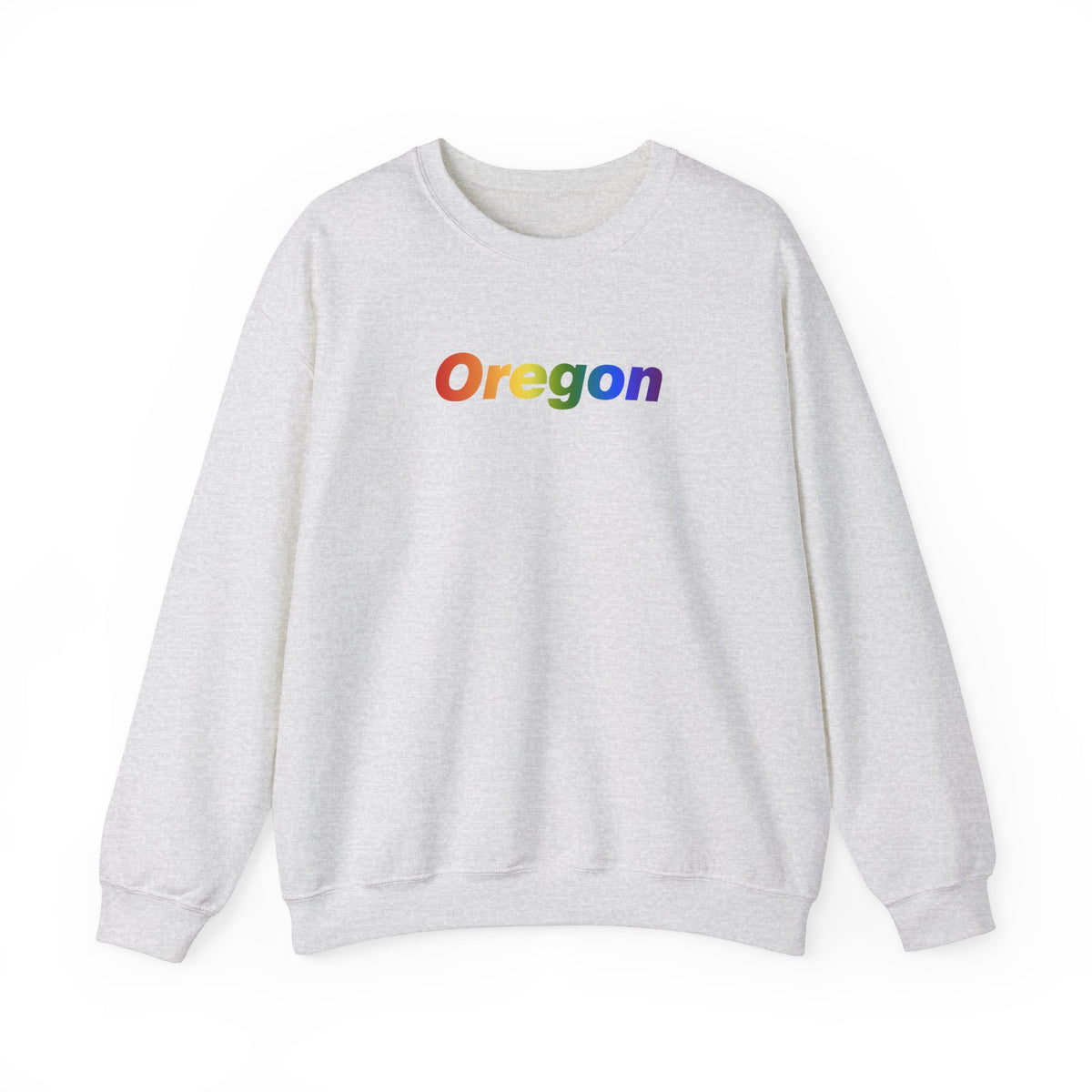 Oregon Sweatshirt: Vibrant Pride Gradient Design