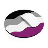 Asexual Flag Ripple Mousepad: Wavey Design for Desk