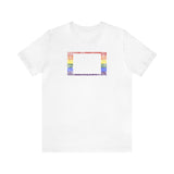 Colorado Pride Flag Tee: Rainbow LGBTQ+ State Silhouette Distressed Shirt