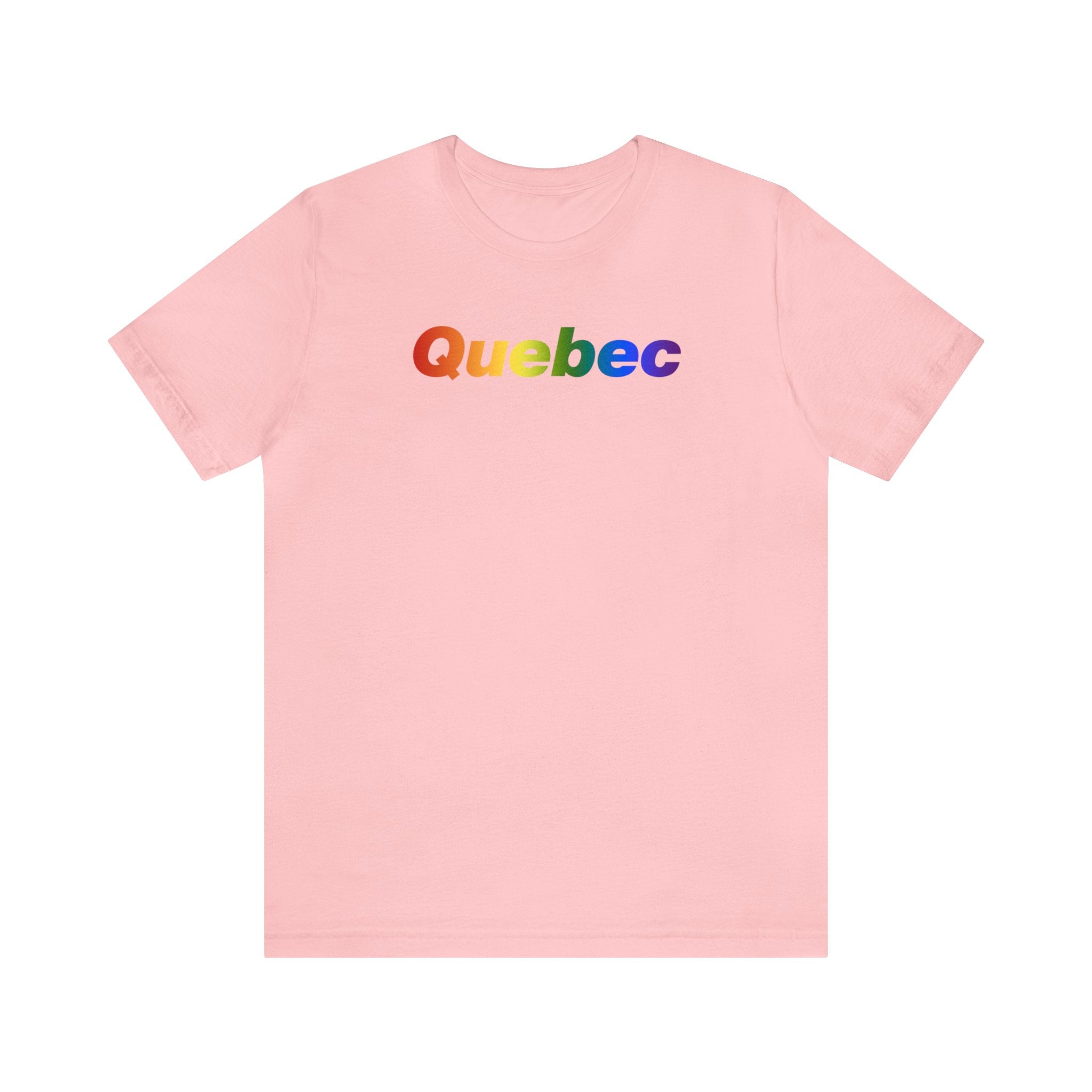 Quebec Pride Gradient T-Shirt: LGBTQ+ Designed Tee