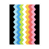 Queer Pride Flag Wavey Decal: Sharp Pride Sticker