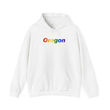 Oregon Hoodie: Vibrant Pride Gradient Design