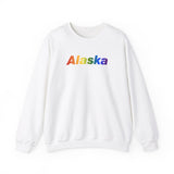 Alaska Sweatshirt: Vibrant Pride Gradient Design