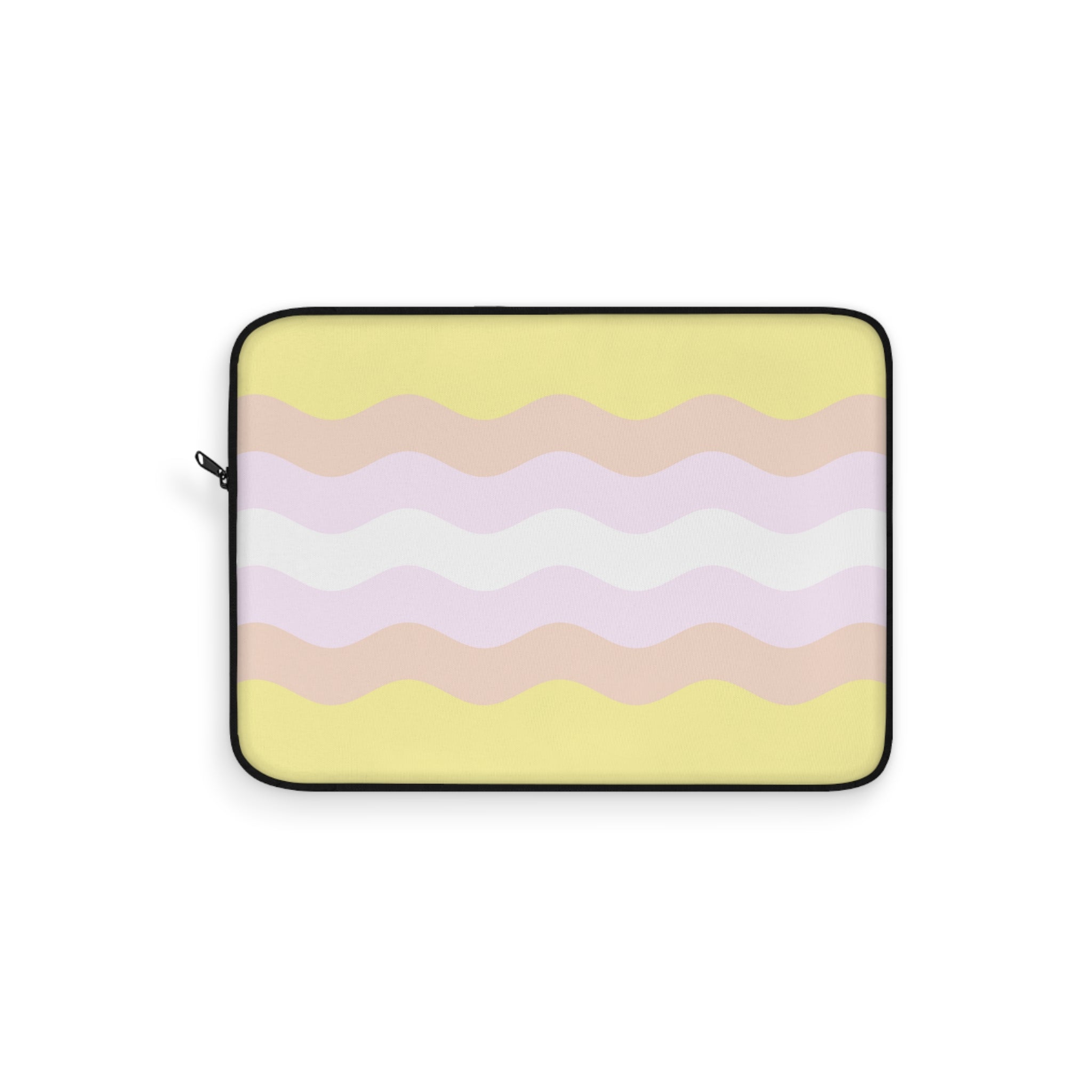 Pangender Pride Flag Laptop Sleeve: Ripple Print Protective Case