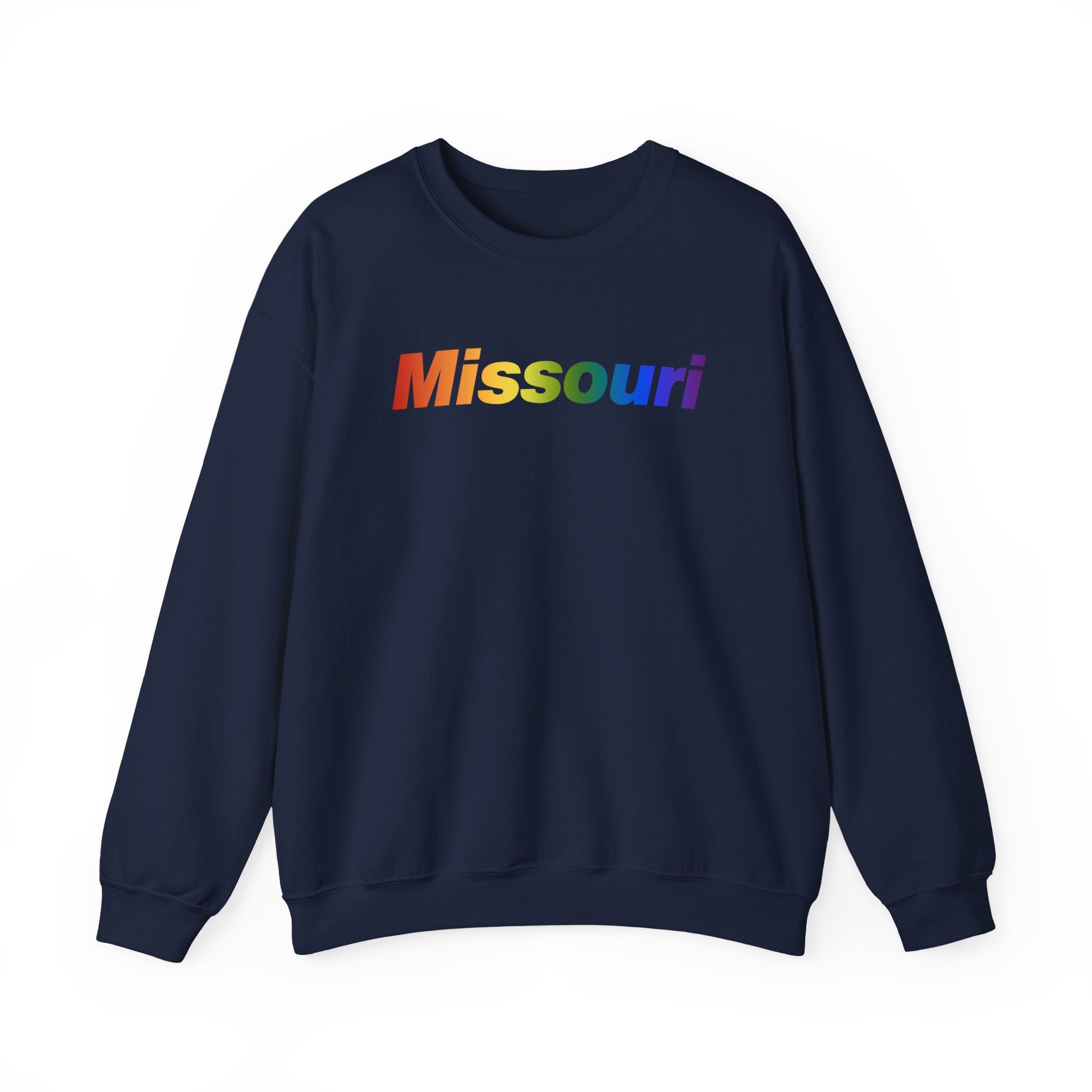 Missouri Sweatshirt: Vibrant Pride Gradient Design