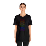 Utah LGBTQ+ Pride Flag, Faded Black T-Shirt