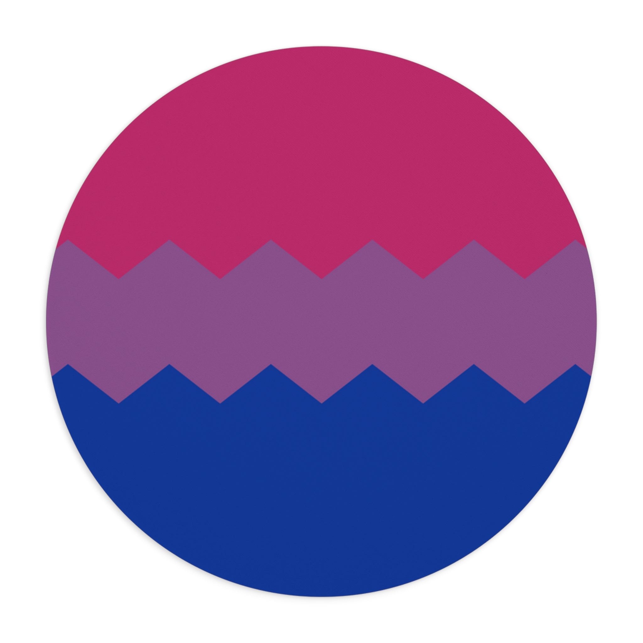 Bisexual Flag Wavey Mousepad: Sharp Design for Desk