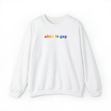 Ohio is Gay Pride Sweatshirt: LGBTQ+ Flag Gradient Sweater