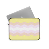 Pangender Pride Flag Laptop Sleeve: Ripple Print Protective Case