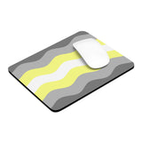 Demigender Flag Ripple Mousepad: Wavey Design for Desk