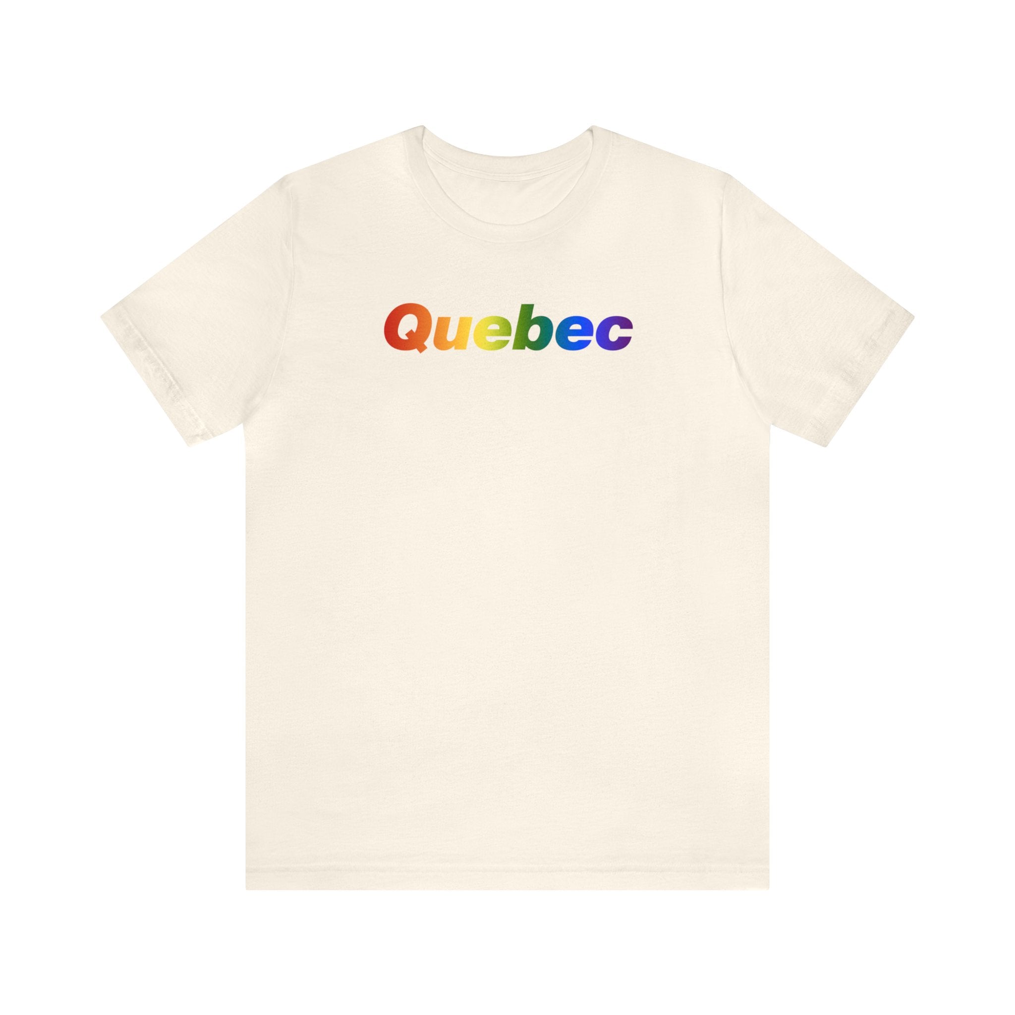 Quebec Pride Gradient T-Shirt: LGBTQ+ Designed Tee