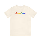 Quebec Pride Gradient T-Shirt: LGBTQ+ Designed Tee