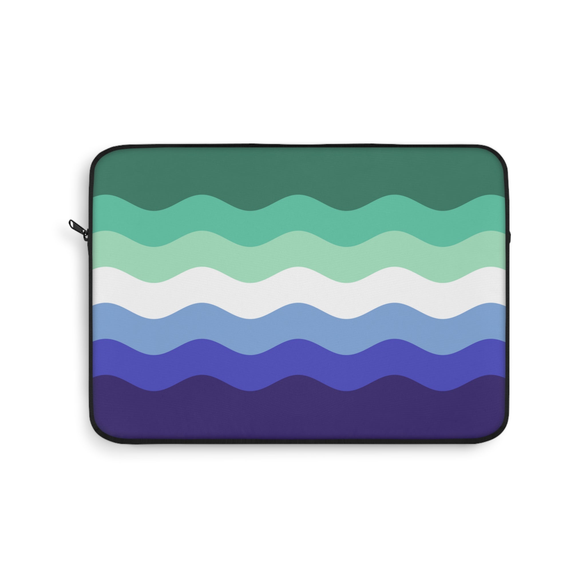 Gay Pride Flag Laptop Sleeve: Ripple Print Protective Case