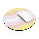 Pangender Flag Ripple Mousepad: Wavey Design for Desk