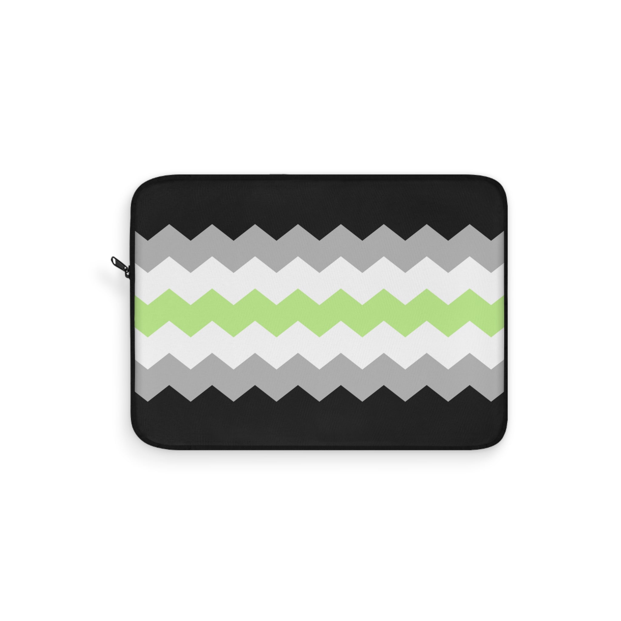 Agender Pride Flag Laptop Sleeve: Wavey Print Protective Case