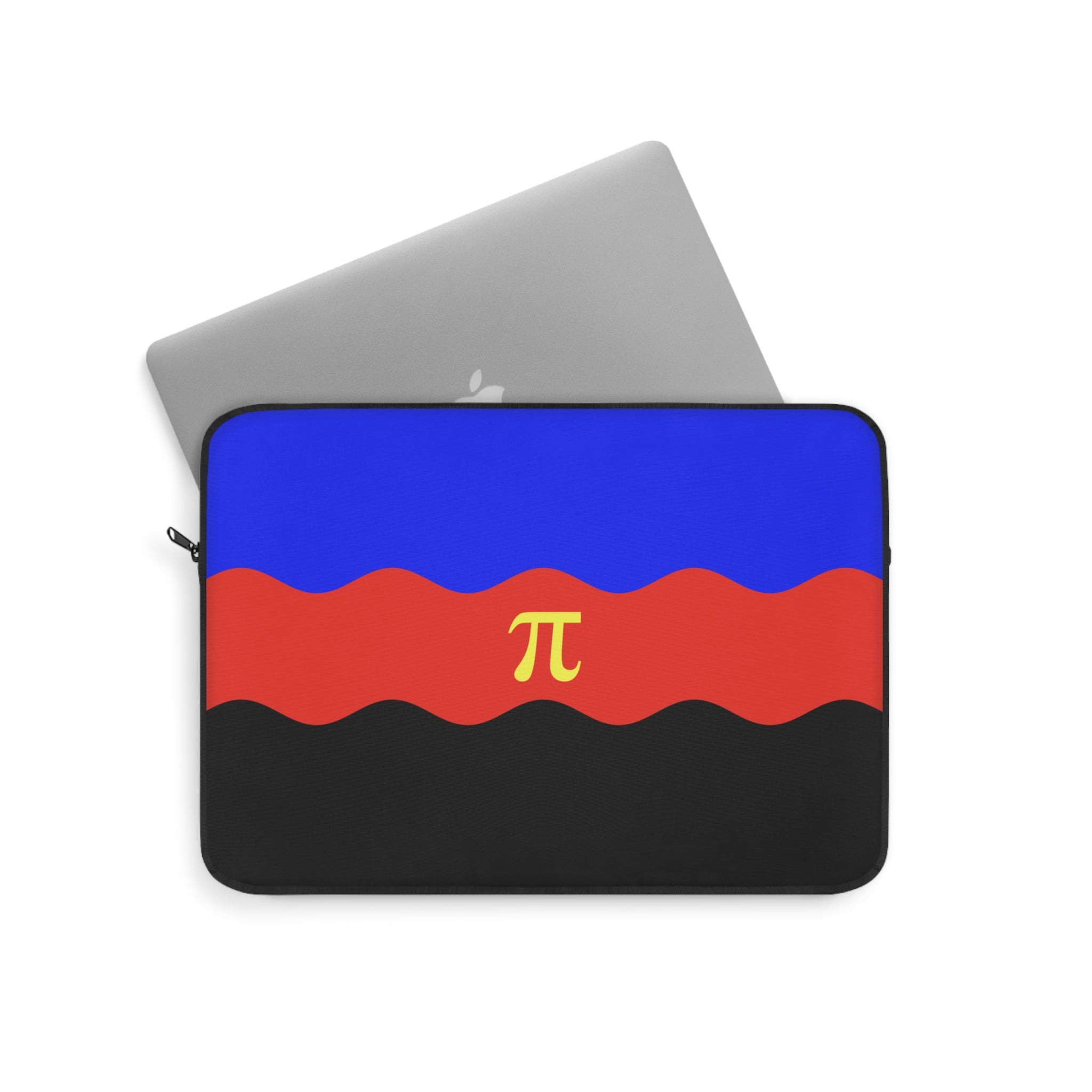 Polyamory Pride Flag Laptop Sleeve: Ripple Print Protective Case