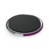 Asexual Pride Flag Magnet: Wavey Round Button for Fridge