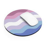 Bigender Flag Ripple Mousepad: Wavey Design for Desk