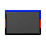 Polyamory Pride Flag Magnet: Wavey Rectangle Button for Fridge