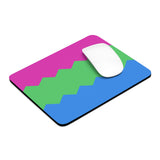 Polysexual Flag Wavey Mousepad: Sharp Design for Desk