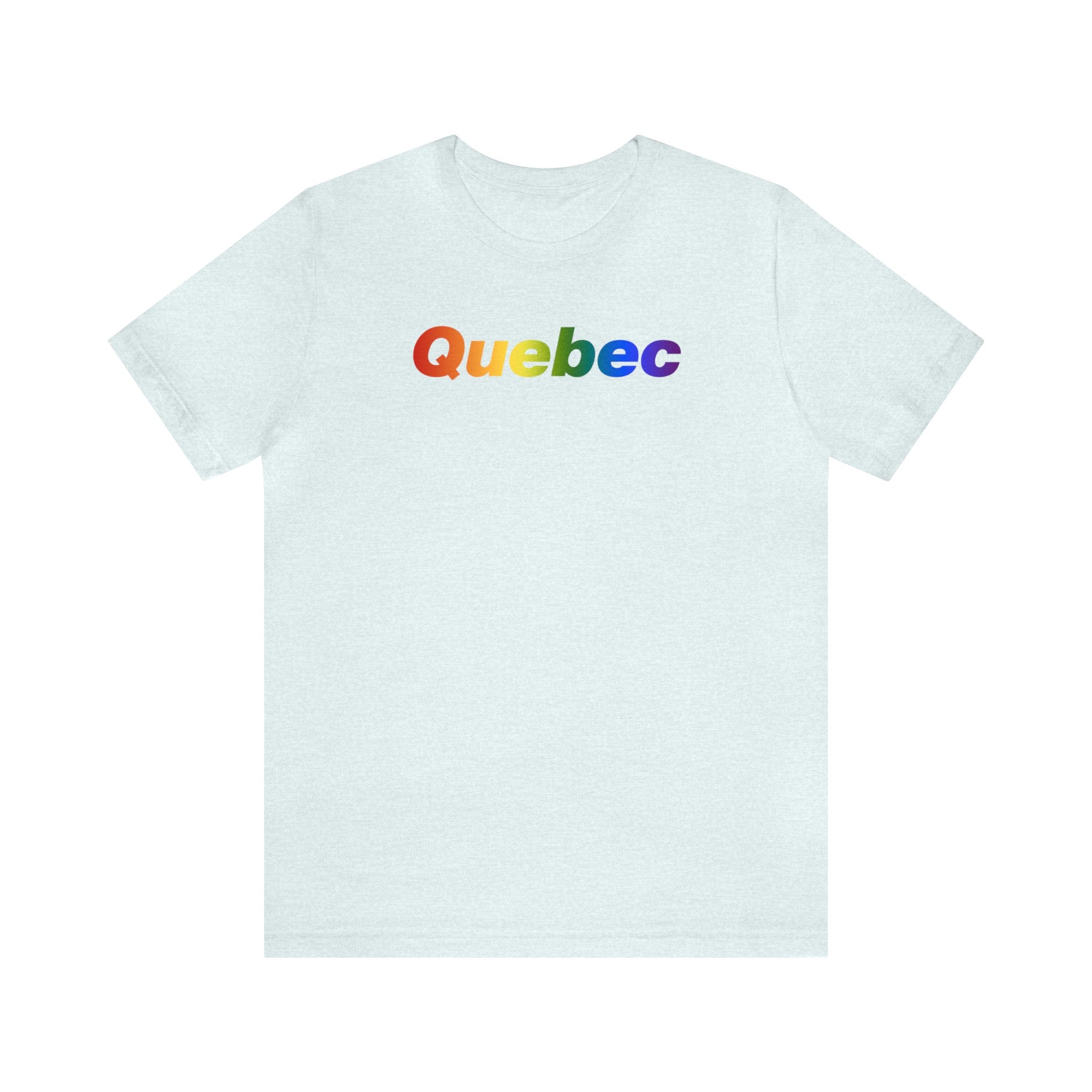 Quebec Pride Gradient T-Shirt: LGBTQ+ Designed Tee