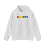 Kansas Hoodie: Vibrant Pride Gradient Design