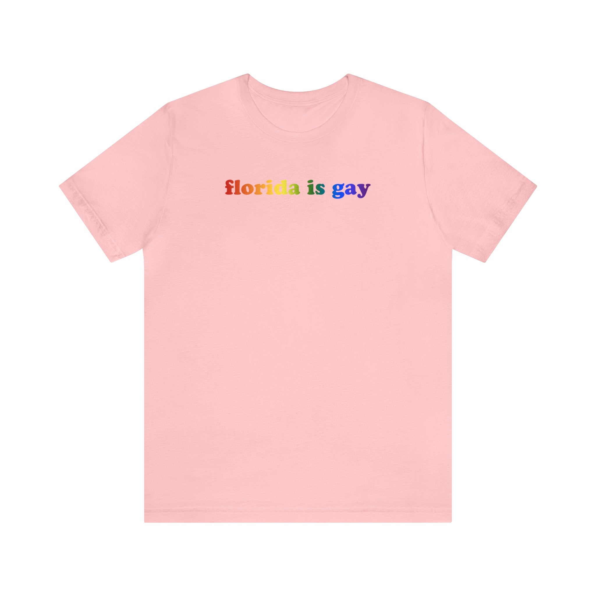 Florida is Gay Pride T-Shirt: LGBTQ+ Flag Gradient Tee