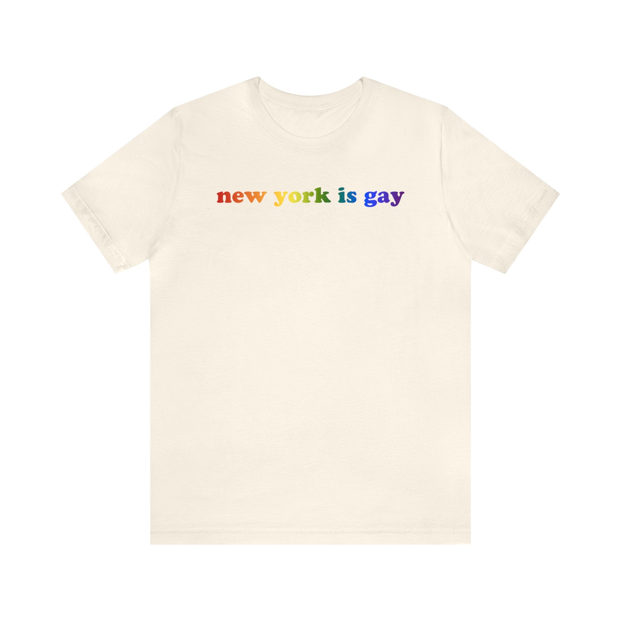 New York is Gay Pride T-Shirt: LGBTQ+ Flag Gradient Tee