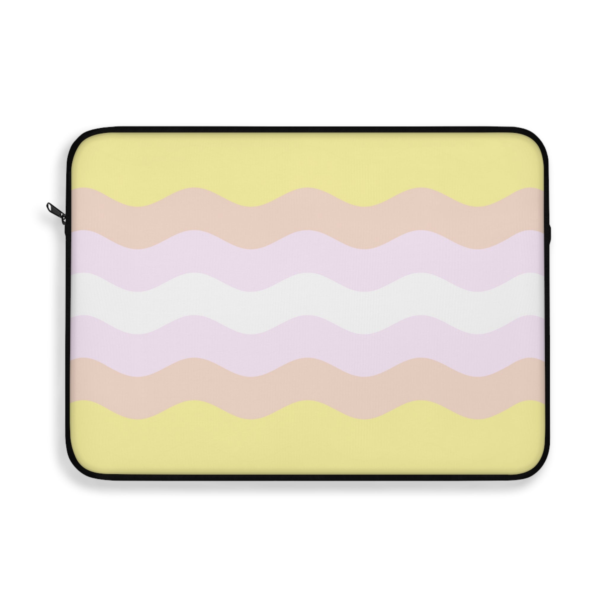 Pangender Pride Flag Laptop Sleeve: Ripple Print Protective Case