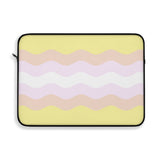 Pangender Pride Flag Laptop Sleeve: Ripple Print Protective Case