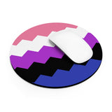 Genderfluid Flag Wavey Mousepad: Sharp Design for Desk