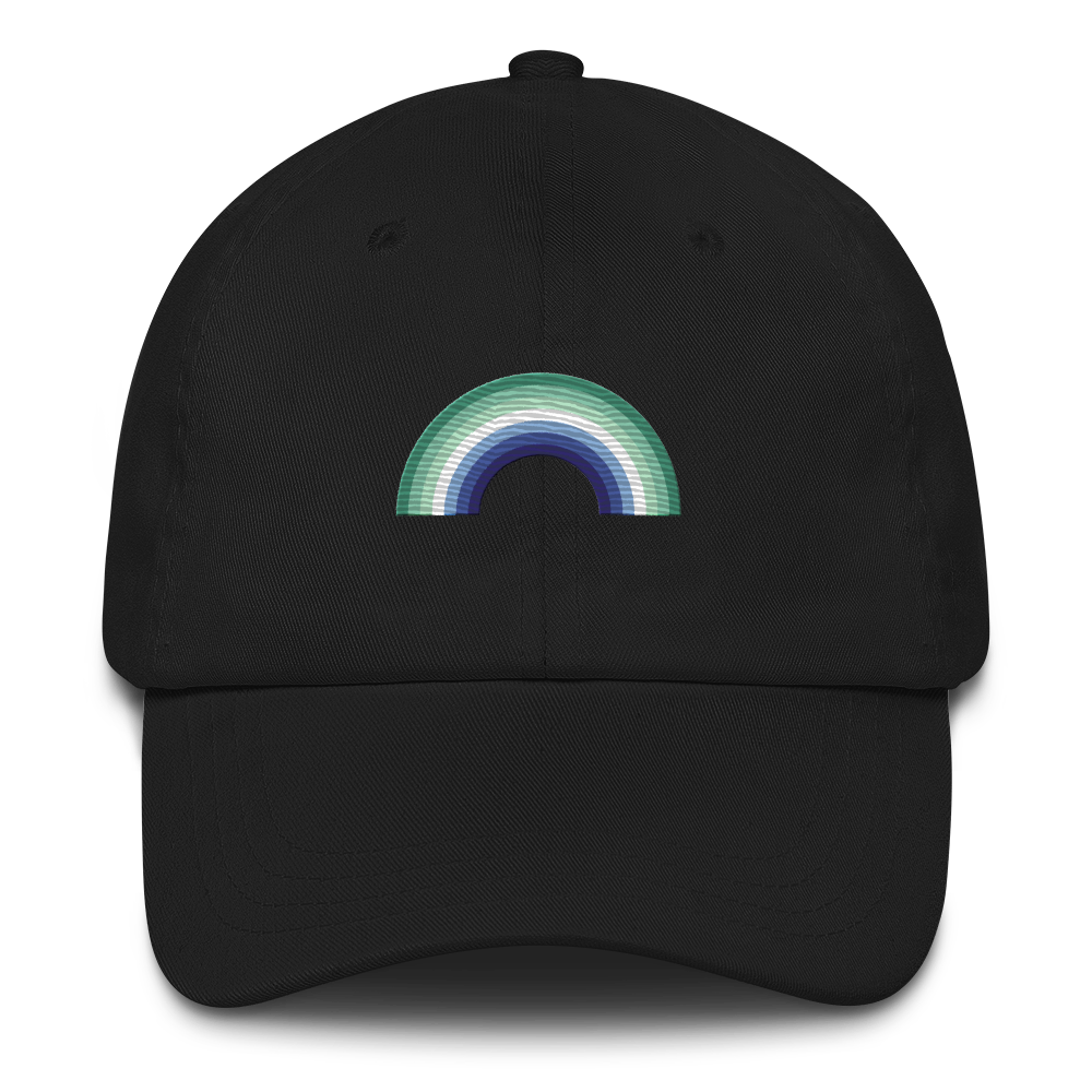 Embroidered Gay Pride Rainbow Hat: Pride Flag LGBTQ+ Design