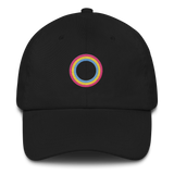 Embroidered Hat: Pansexual Pride Ring Emblem Design