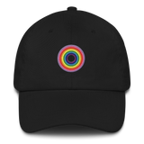 Embroidered Hat: Gilbert Baker Pride Ring Emblem Design