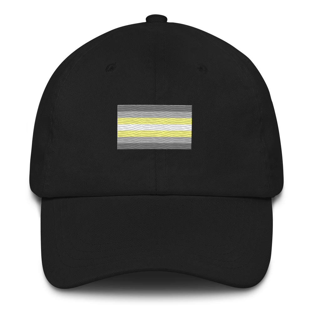 Demigender Pride Flag Embroidered Hat