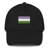 Genderqueer Pride Flag Embroidered Hat