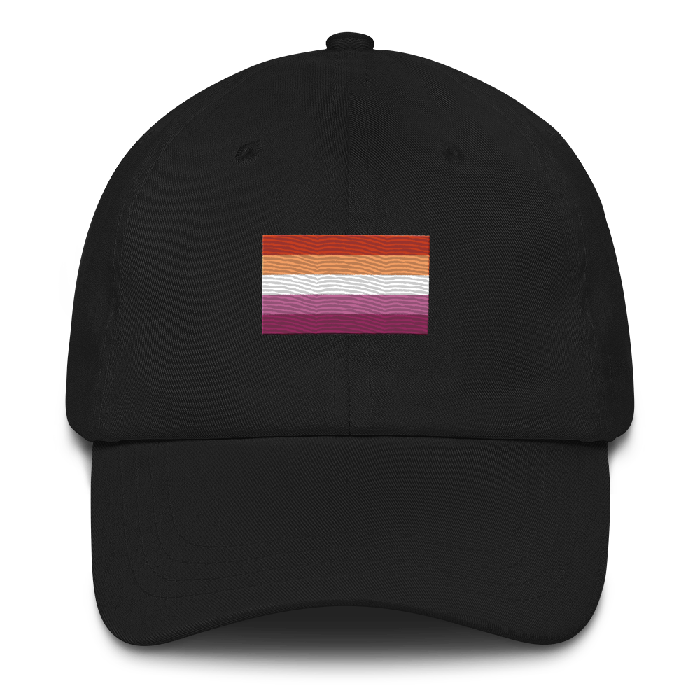 Lesbian Pride Flag Embroidered Hat