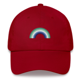 Embroidered Gay Pride Rainbow Hat: Pride Flag LGBTQ+ Design