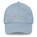 Pansexual Love Script Hat: Elegantly Embroidered Pride Cap