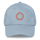 Embroidered Hat: Pansexual Pride Ring Emblem Design