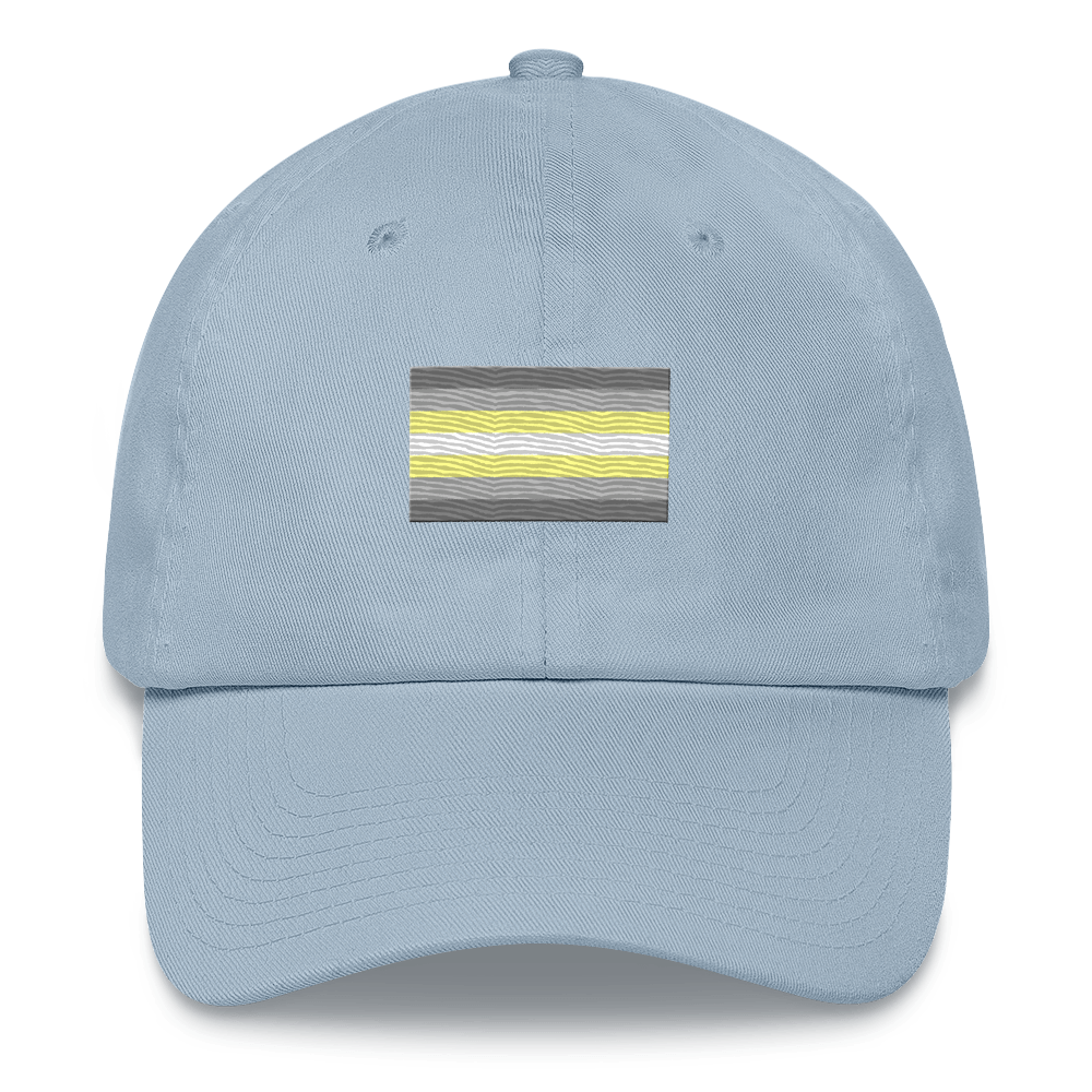 Demigender Pride Flag Embroidered Hat