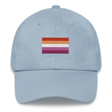 Lesbian Pride Flag Embroidered Hat