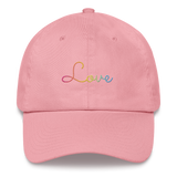 Pansexual Love Script Hat: Elegantly Embroidered Pride Cap