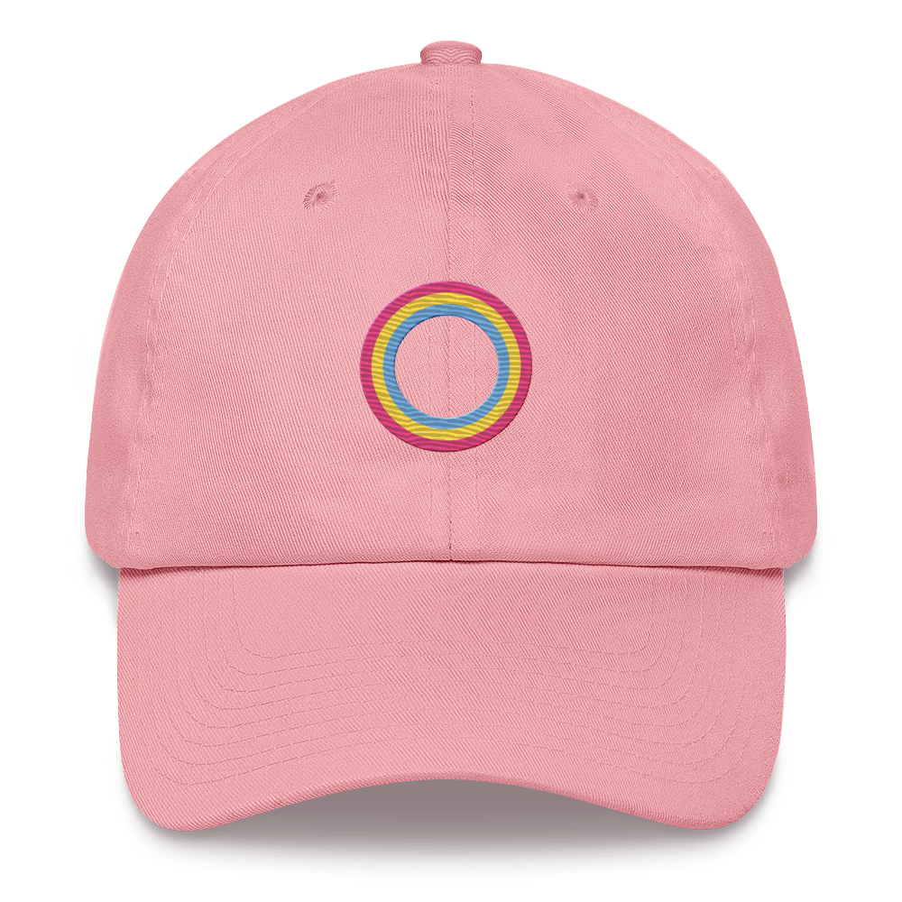 Embroidered Hat: Pansexual Pride Ring Emblem Design