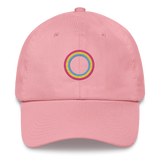 Embroidered Hat: Pansexual Pride Ring Emblem Design