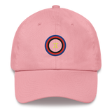 Embroidered Hat: Polyamory Pride Ring Emblem Design