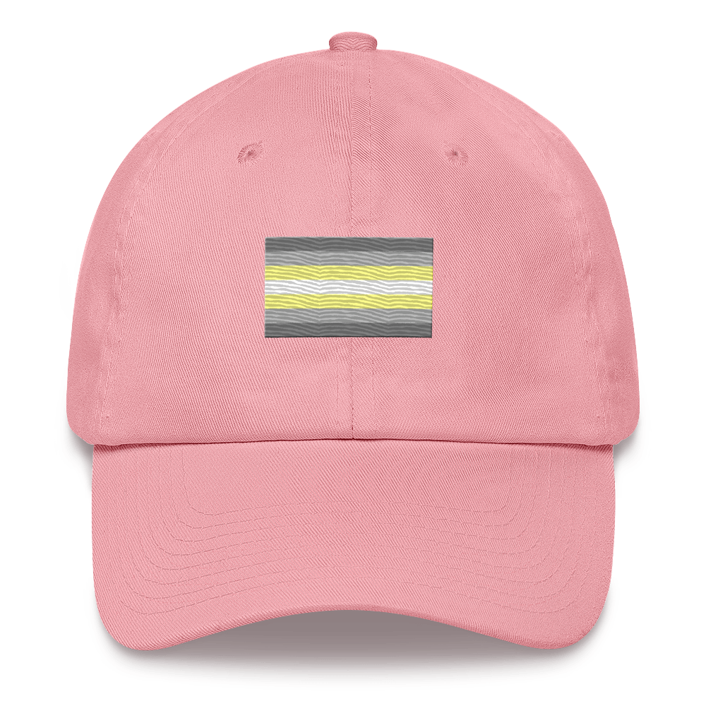 Demigender Pride Flag Embroidered Hat