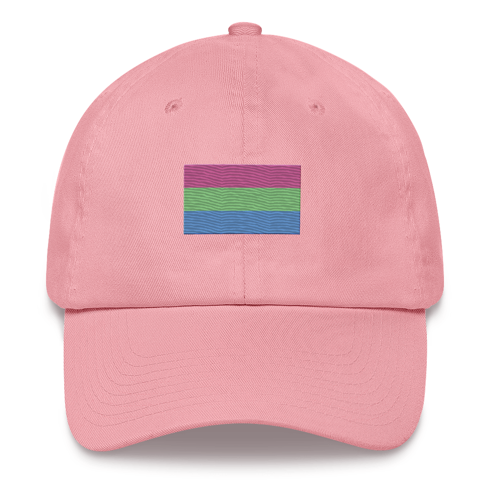 Polysexual Pride Flag Embroidered Hat